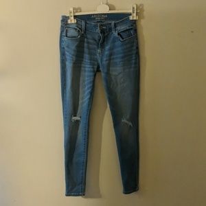 Light wash jeans